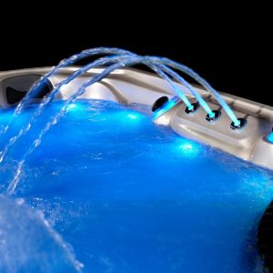 led water fall blue